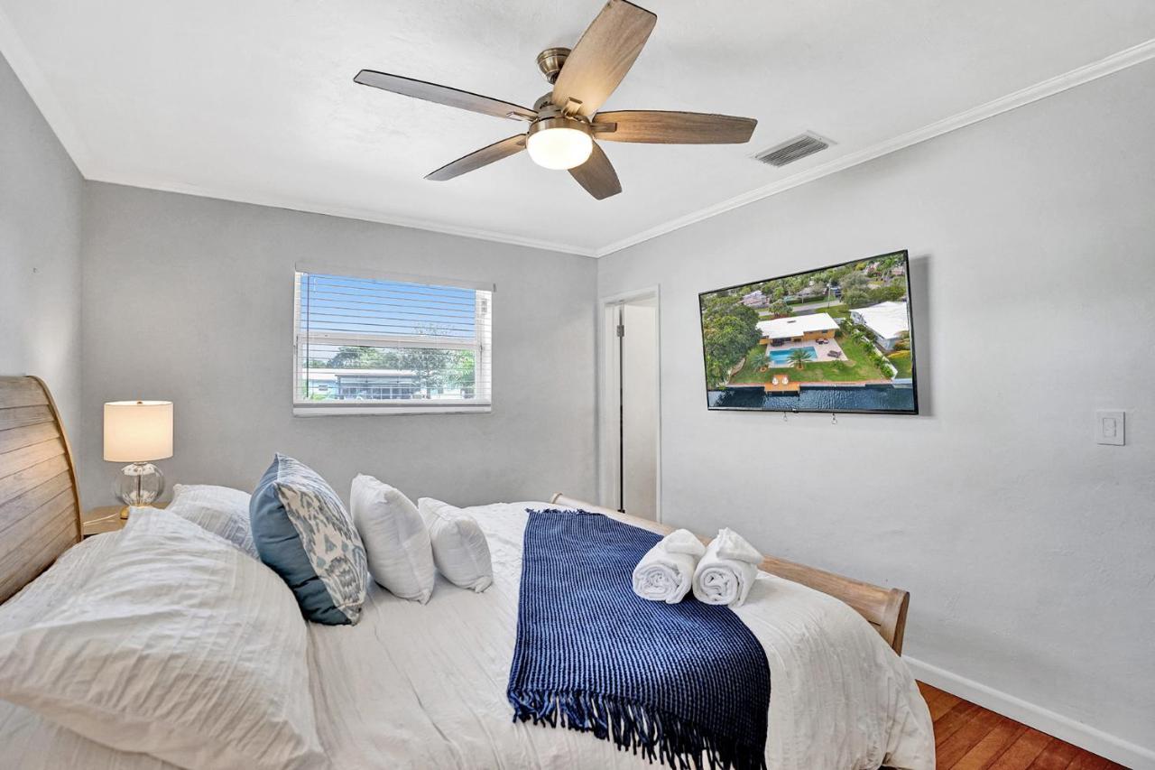 New! Waterfront Heated Pool & Jacuzzi 2 Mi To Beach - Fishing Pier Relaxing Spa & Hammock Fort Lauderdale Eksteriør bilde