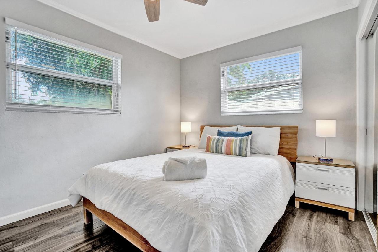 New! Waterfront Heated Pool & Jacuzzi 2 Mi To Beach - Fishing Pier Relaxing Spa & Hammock Fort Lauderdale Eksteriør bilde