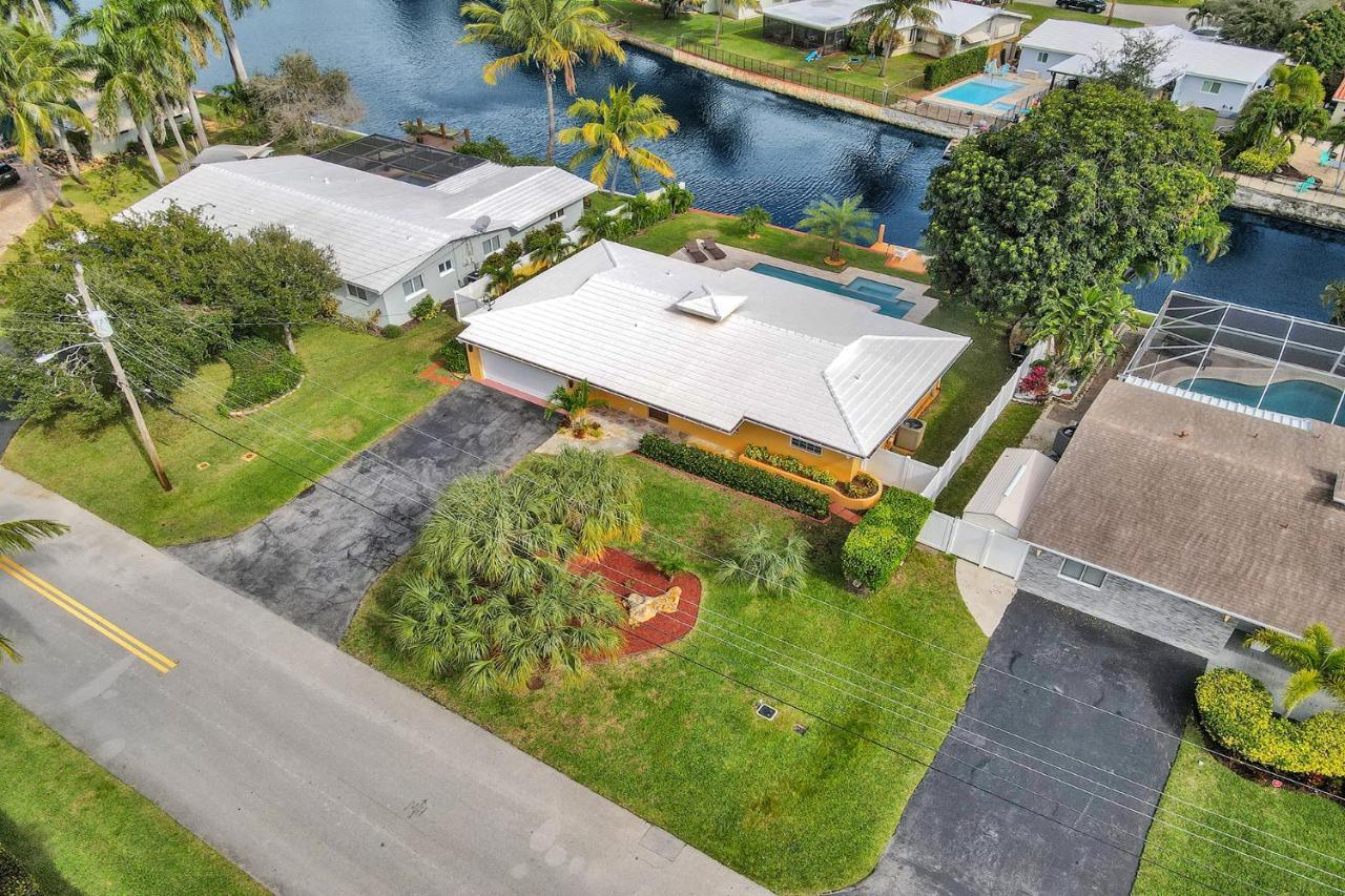 New! Waterfront Heated Pool & Jacuzzi 2 Mi To Beach - Fishing Pier Relaxing Spa & Hammock Fort Lauderdale Eksteriør bilde