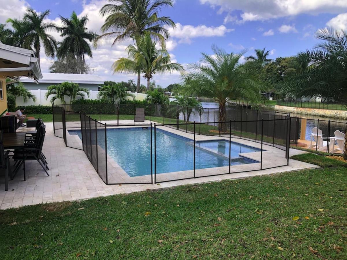 New! Waterfront Heated Pool & Jacuzzi 2 Mi To Beach - Fishing Pier Relaxing Spa & Hammock Fort Lauderdale Eksteriør bilde