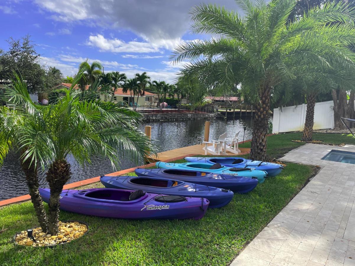 New! Waterfront Heated Pool & Jacuzzi 2 Mi To Beach - Fishing Pier Relaxing Spa & Hammock Fort Lauderdale Eksteriør bilde