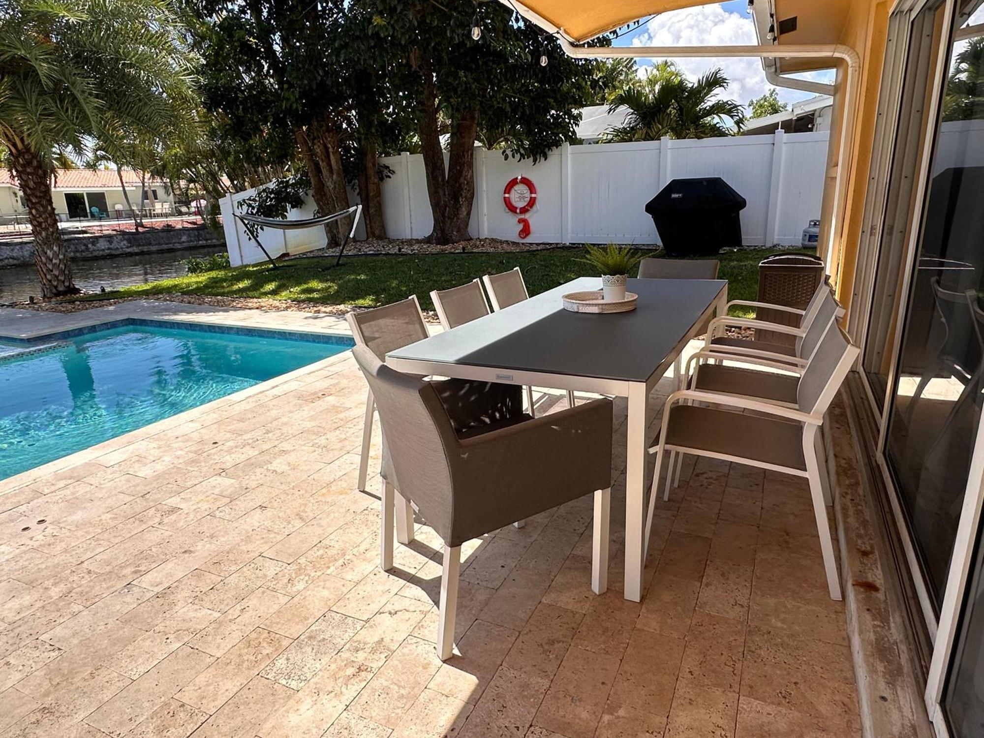 New! Waterfront Heated Pool & Jacuzzi 2 Mi To Beach - Fishing Pier Relaxing Spa & Hammock Fort Lauderdale Eksteriør bilde